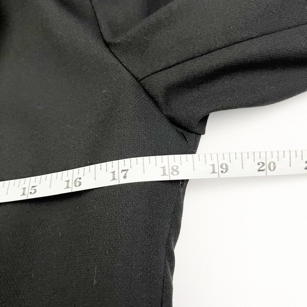 Mos Mosh Blake Celeb Blazer Womens EU 38 | US 6/8 Black Rib Knit Striped Cuffs - Picture 9 of 15